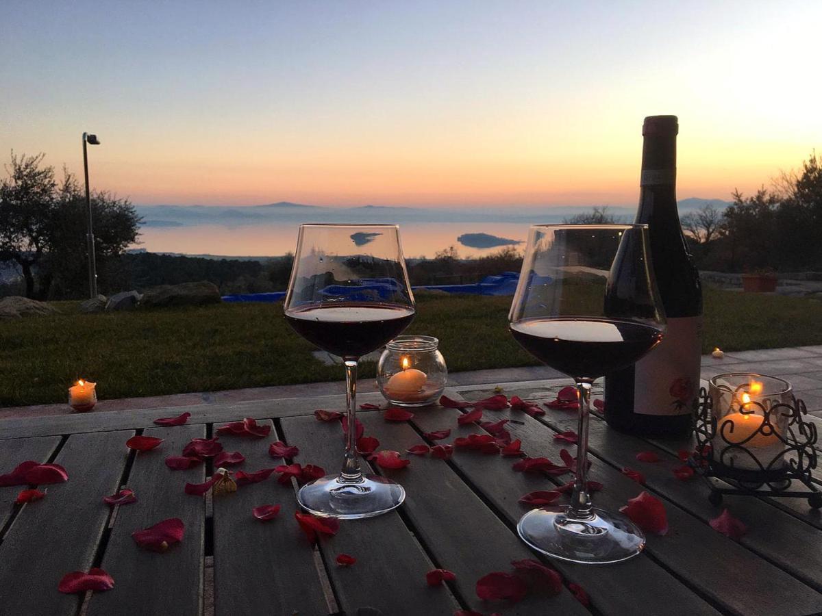 Di Colle In Colle - Country House With Private Pool Tuoro sul Trasimeno Exterior foto